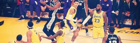  詹姆斯三双助湖人险胜马刺  